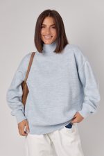В'язаний жіночий светр oversize - Зображення 2