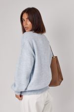 В'язаний жіночий светр oversize - Зображення 3