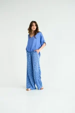 Hose mit Leopardenmuster aus Viskose – Bild 5