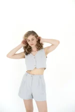 ⁦מכנסיים קצרים קיציים לנשים⁩ – תמונה ⁦8⁩