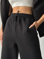 Gerade geschnittene Jogger aus Fleece – Bild 6