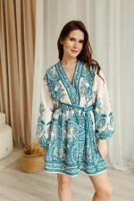 Жіноча сукня в стилі Boho з орнаментом