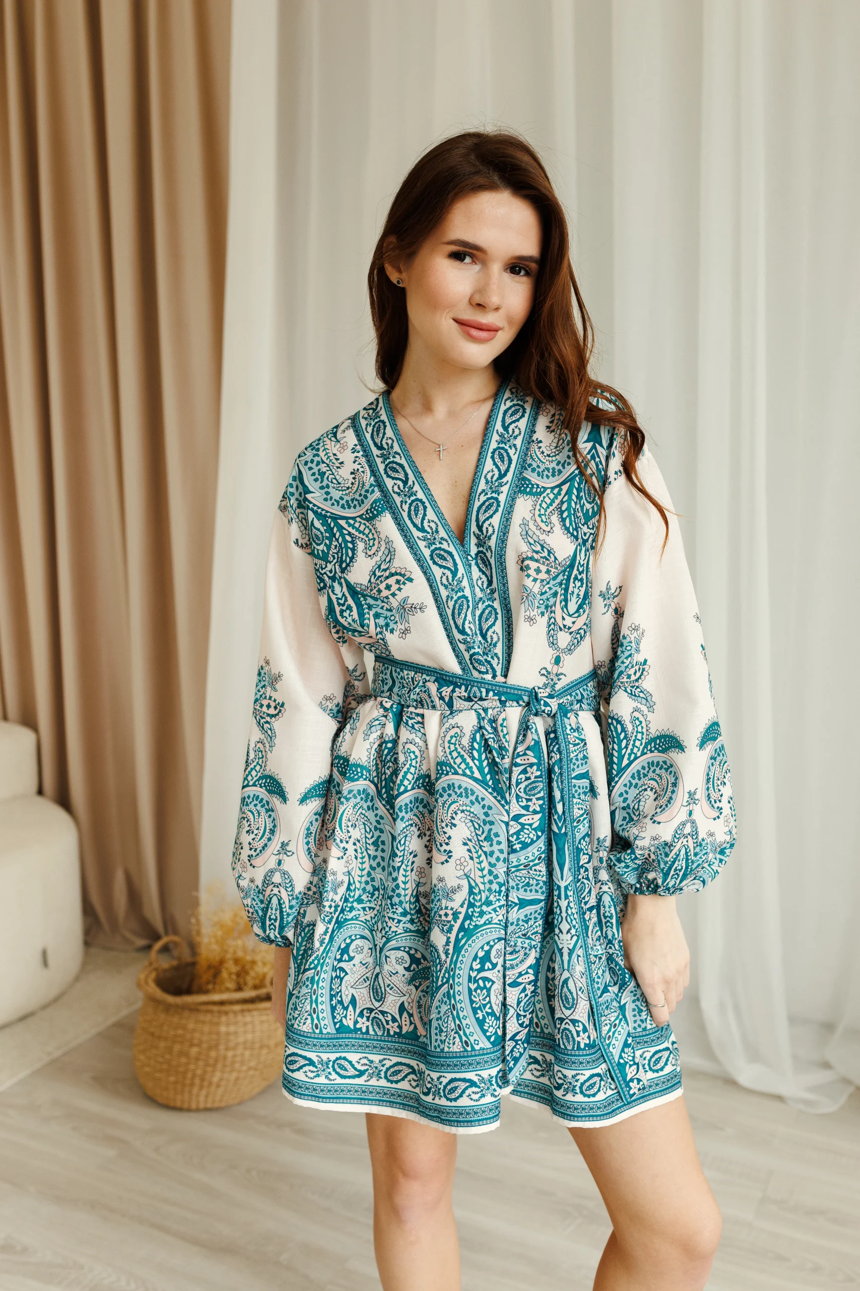 E42A8888 Жіноча сукня в стилі Boho з орнаментом - Зображення 1