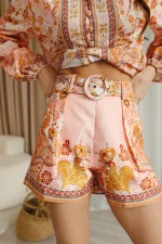 Damenanzug aus Viskose mit „Boho Toscana“ Print – Bild 7